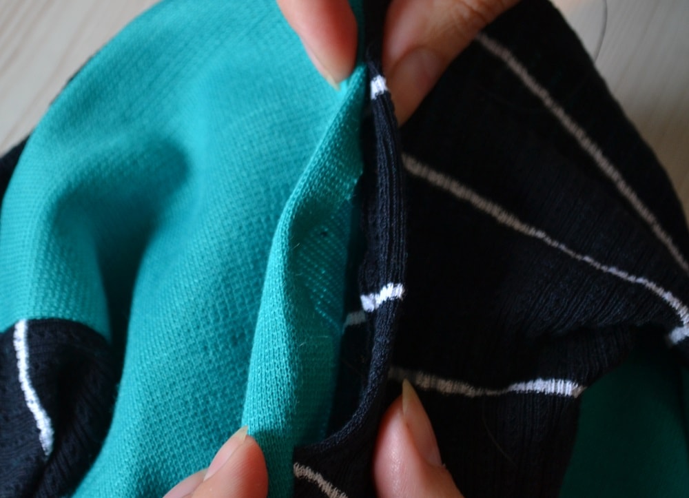 How to sew a hole in seam