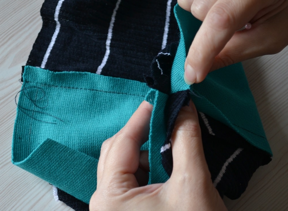 How to to combine upper seams
