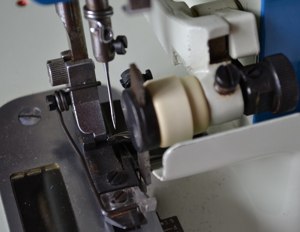 Serger with one needle