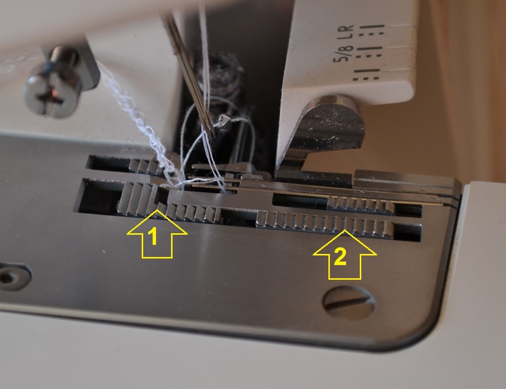 How to use the differential feed on a serger